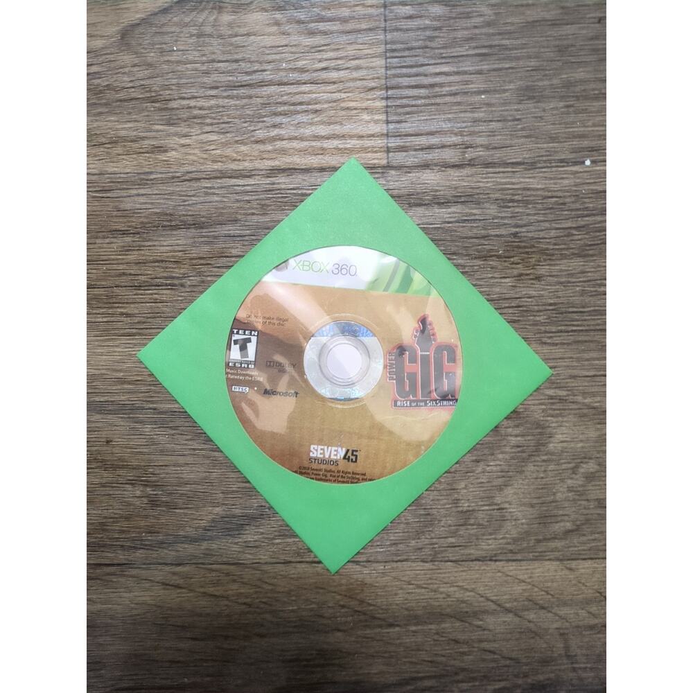 Power Gig: Rise of the SixString (Microsoft Xbox 360, 2010) Disc Only